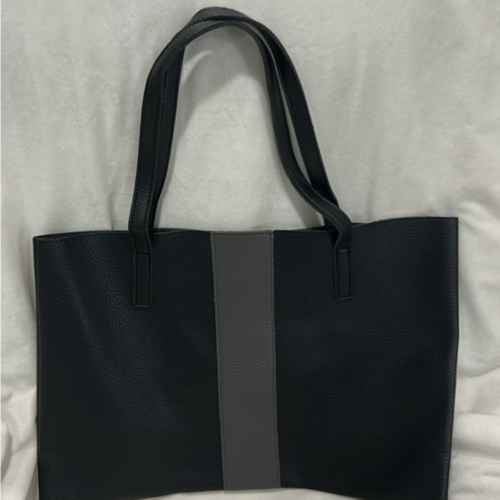 Elegant Black and Gray Tote Bag